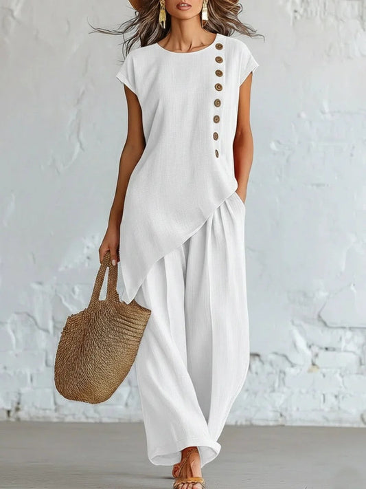 Ivorette | Asymmetrical Co-ord Set