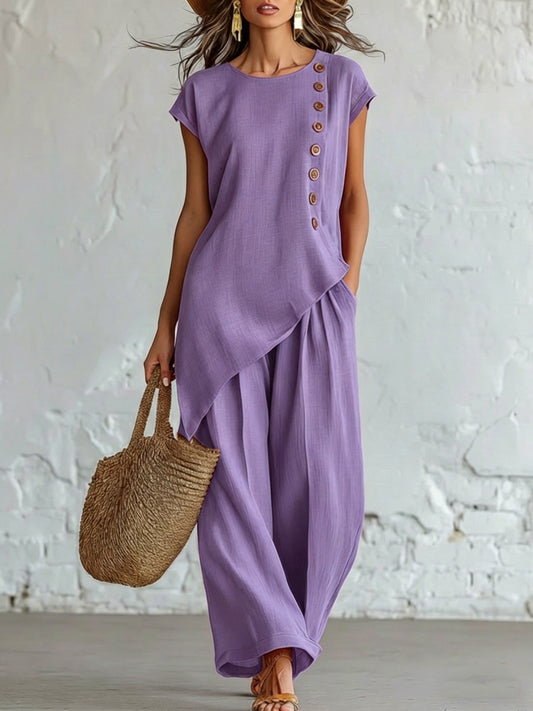 Amaranth | Asymmetrical Co-ord Set