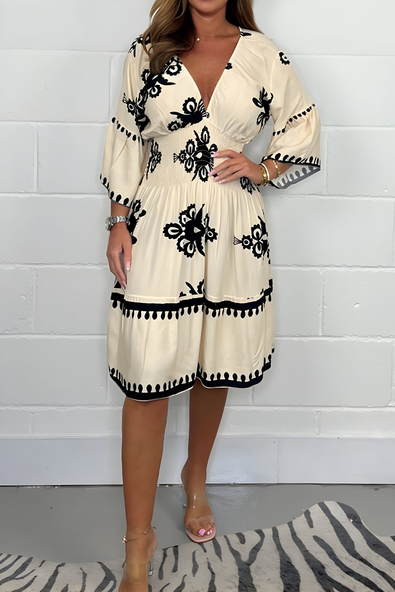 Lisa | Flattering Knee Length Dress
