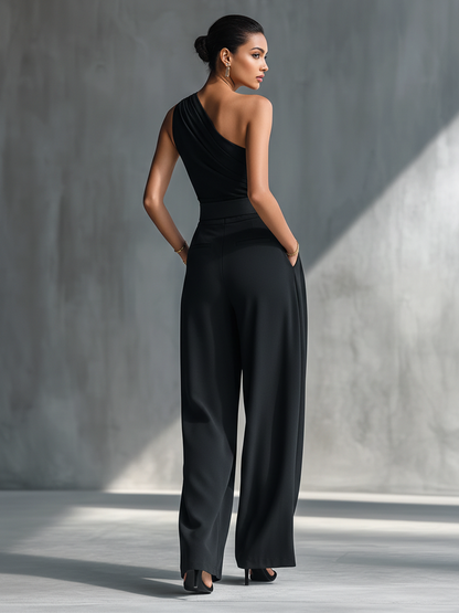 Freya | Black Knit Set