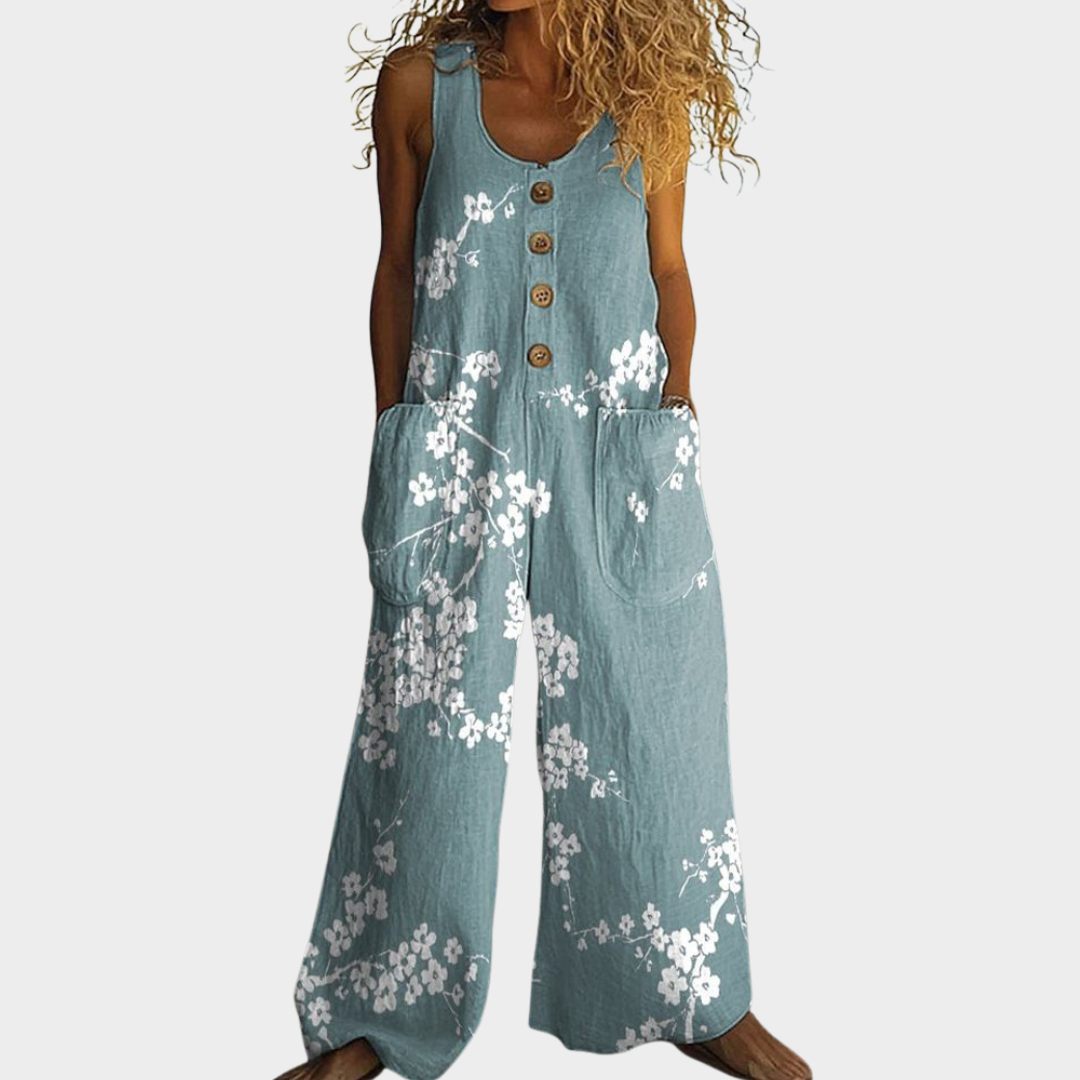 Indigo | Breezy Floral Jumpsuit