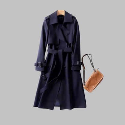Tia | Knee-Length Loose Coat
