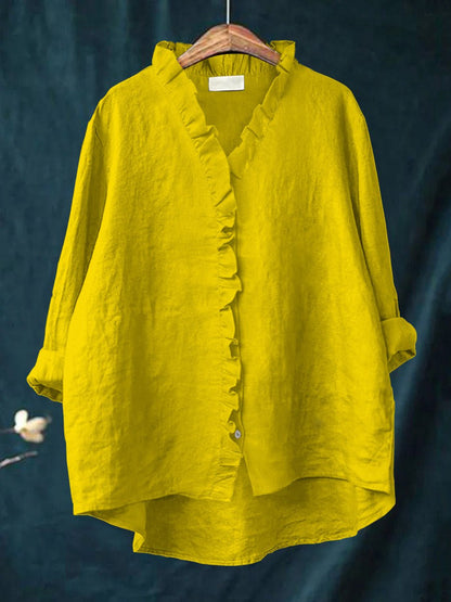 Rica | Retro Ruffle Blouse
