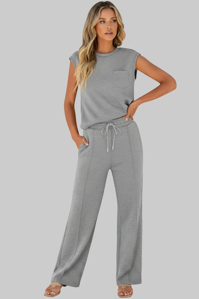 Merrick | Gray Summer Co-Ord