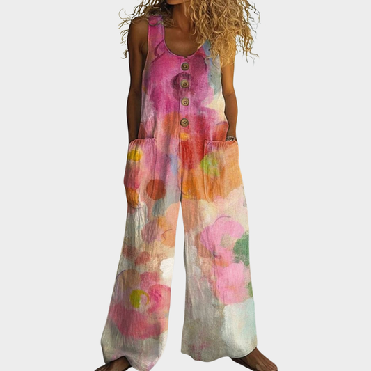 Primrose | Geometric Print Jumpsuit