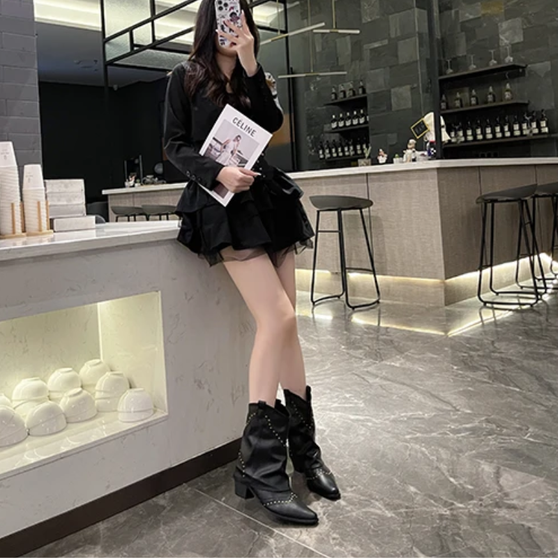 Sierra | Studded Western Boots