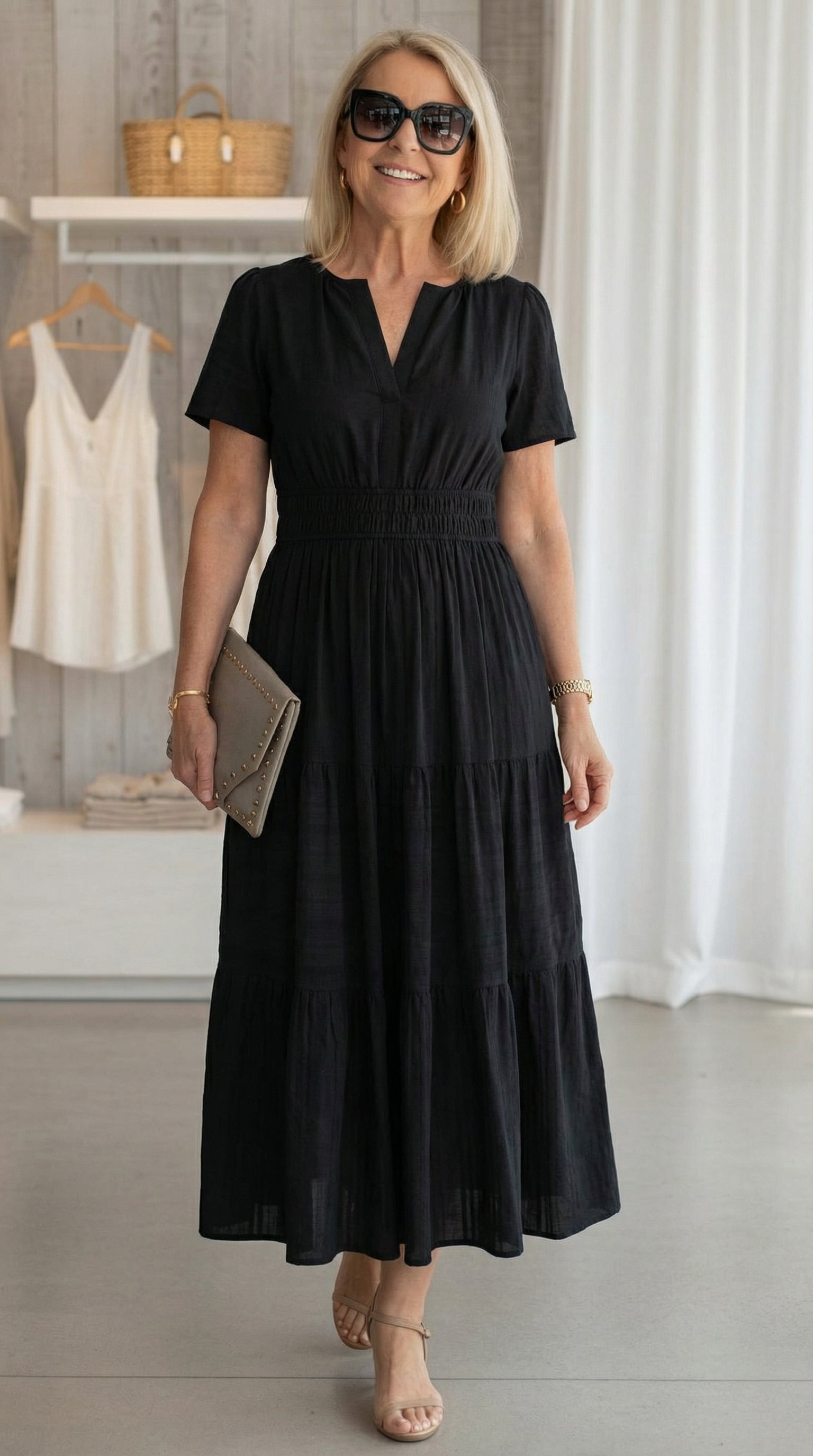 Black / 2XL (16-18)