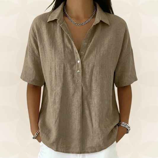 Sorcha | The Collared Button Blouse