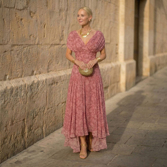 Amelia | Pink Flowing Dress