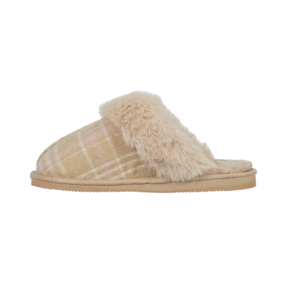 Wren | Tartan Mule Slippers