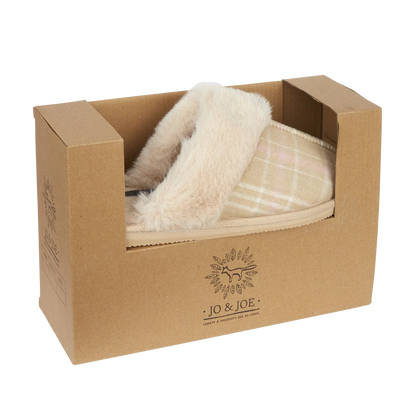 Wren | Tartan Mule Slippers