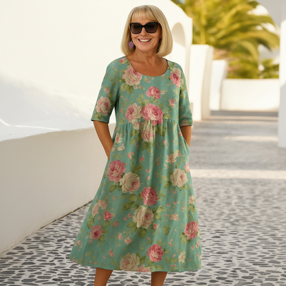 Eliza | Relaxed Midi Dress
