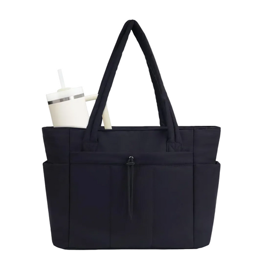 Ismeria | Black Quilted Carryall