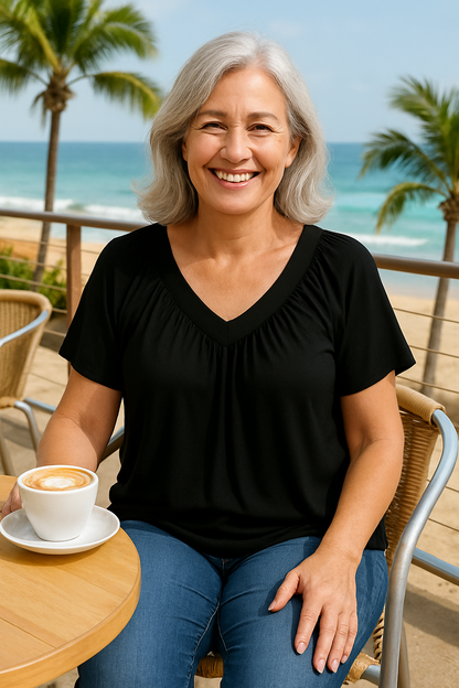 Maris| Luxe Comfort Top – Flattering Ease for Every Day (S-5XL)