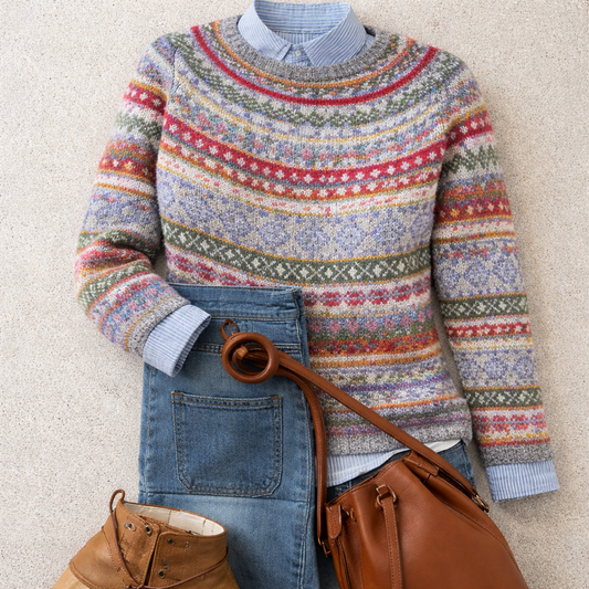 Hannah | Heritage Nordic Knit Sweater