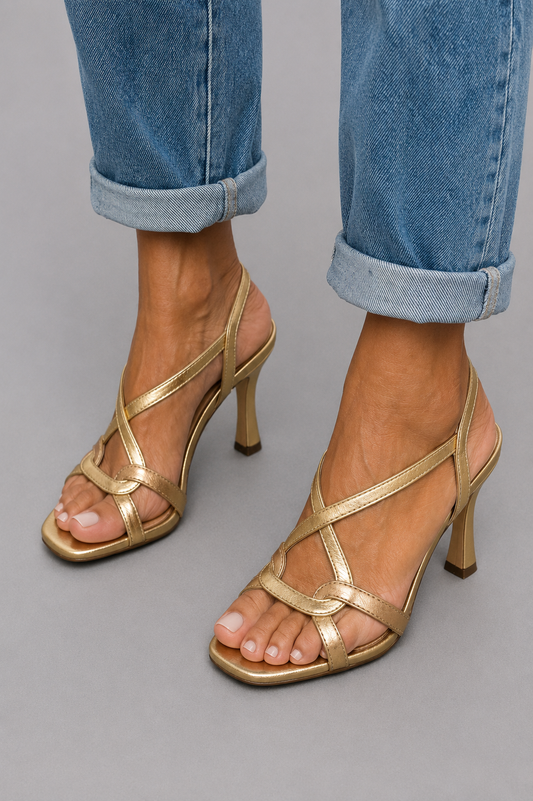 Soleil™ | Golden Summer Charm Sandals