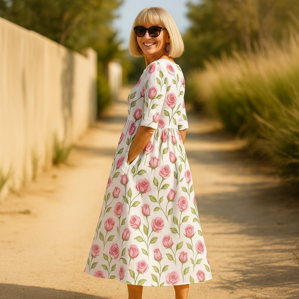 Eliza | Relaxed Midi Dress