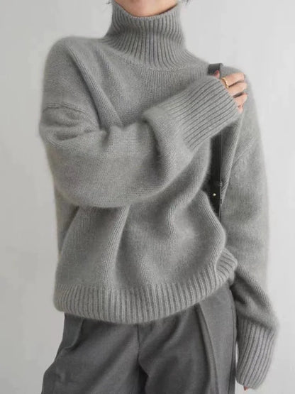 Isabella | High Collar Cashmere Jumper