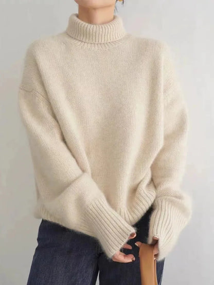 Isabella | High Collar Cashmere Jumper
