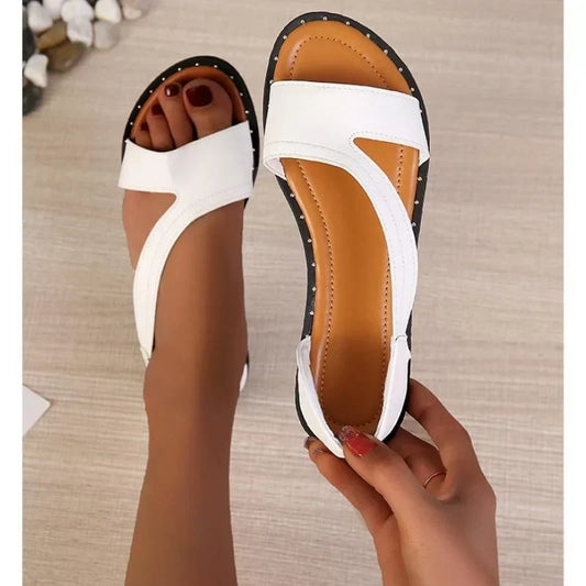 Faye | Cross Slide Sandals