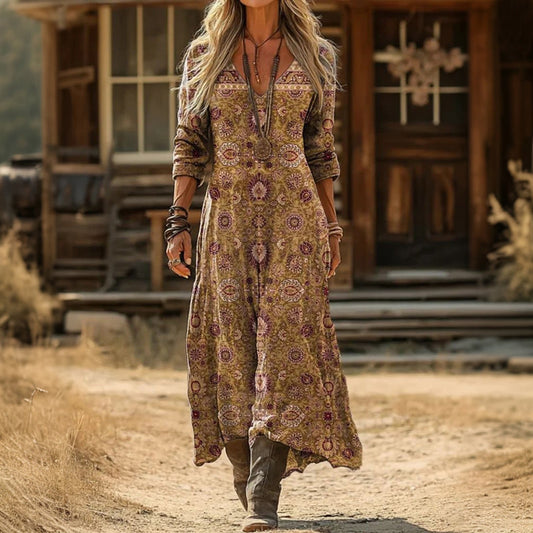 Naveah | Long Sleeve Everyday Midi Dress