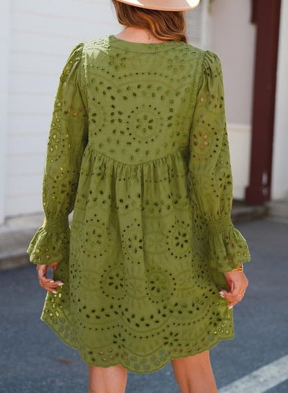Carmela | Lace Ruffle Mini