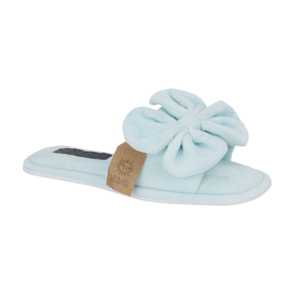 Marlee | Oversized Bow Open Toe Sliders