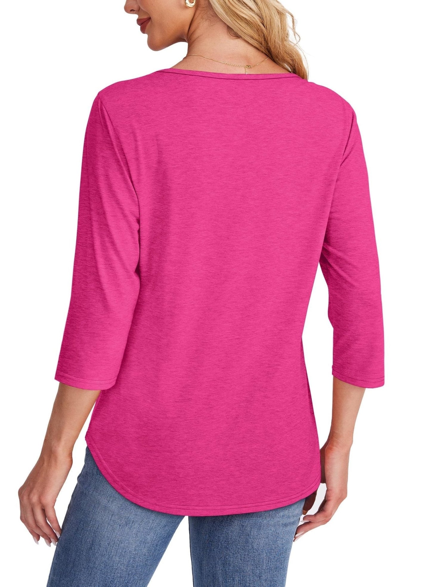 Monalisa | Pleated 3/4 Sleeve Top