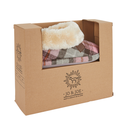 Quinn | Tartan Bootee Slippers