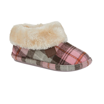 Quinn | Tartan Bootee Slippers
