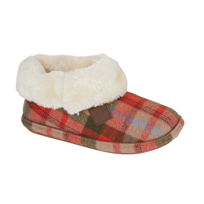 Quinn | Tartan Bootee Slippers