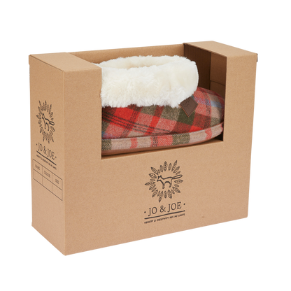 Quinn | Tartan Bootee Slippers