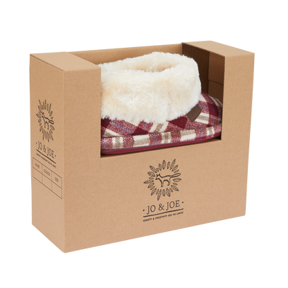 Quinn | Tartan Bootee Slippers