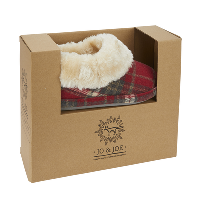 Quinn | Tartan Bootee Slippers