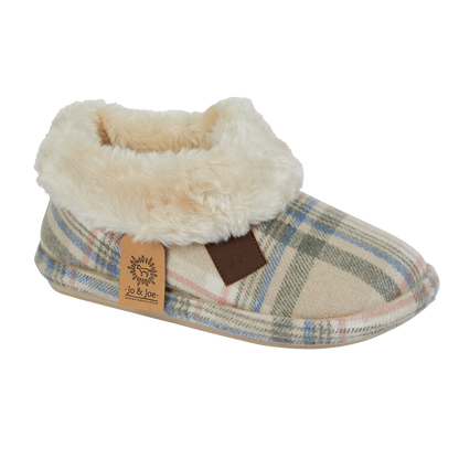 Quinn | Tartan Bootee Slippers
