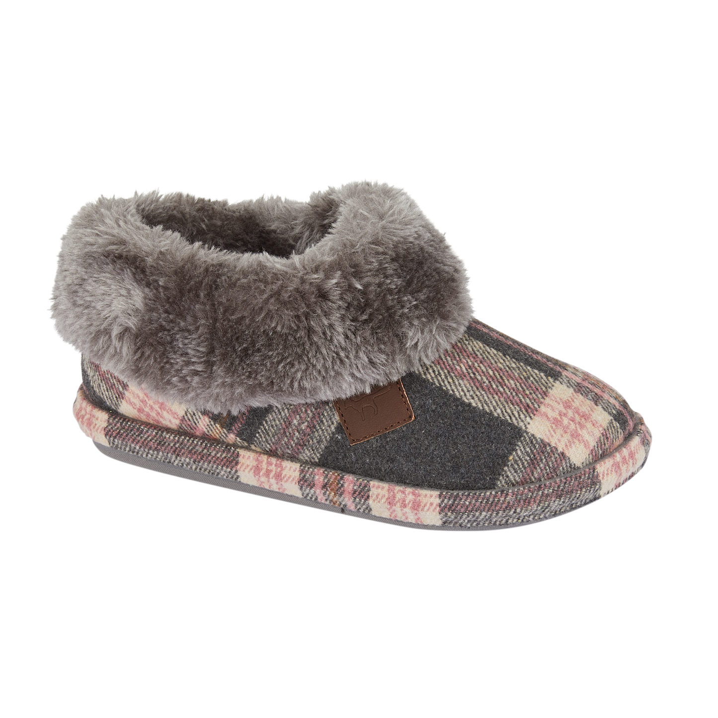 Quinn | Tartan Bootee Slippers