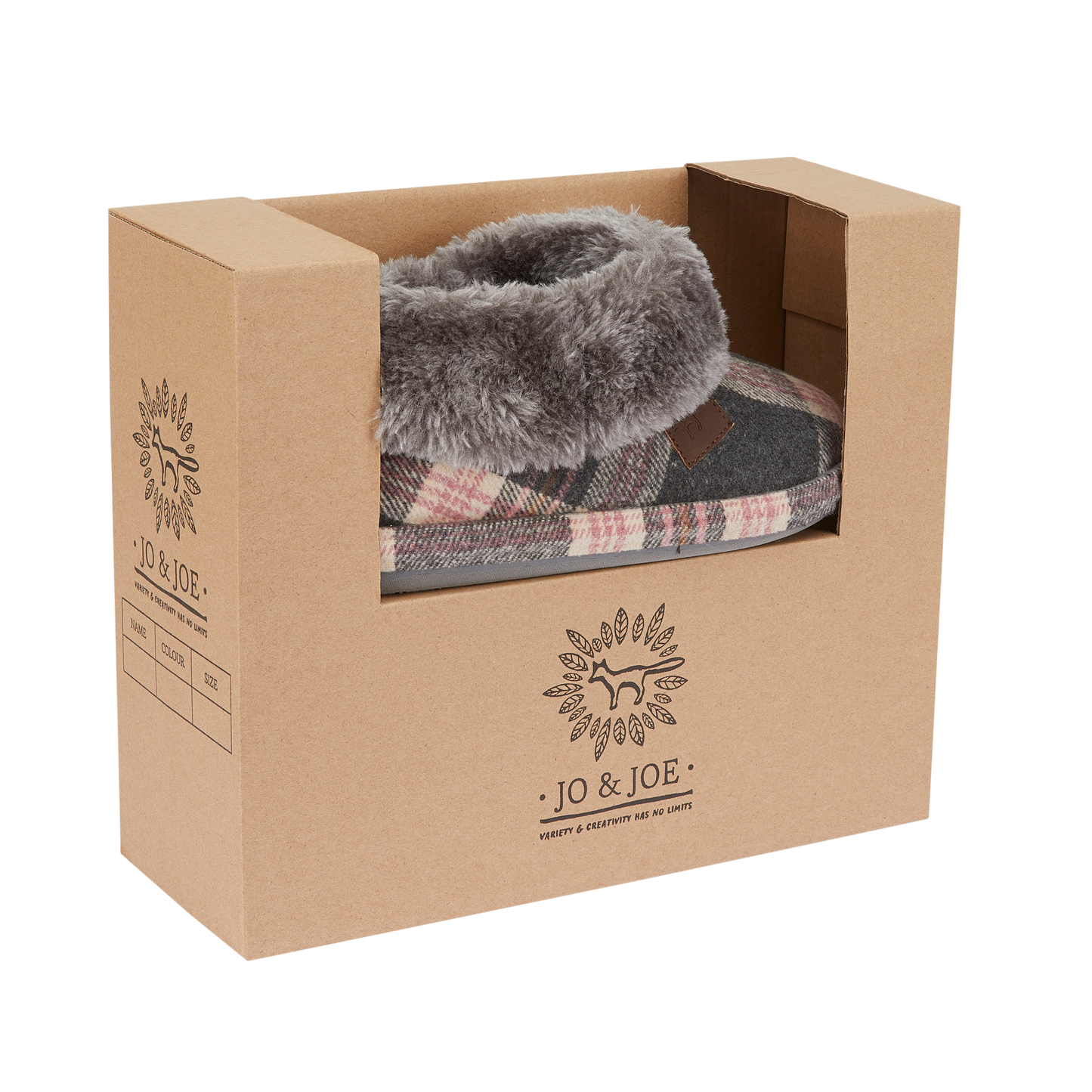 Quinn | Tartan Bootee Slippers