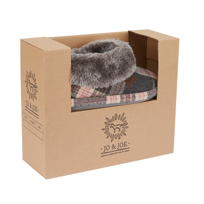 Quinn | Tartan Bootee Slippers