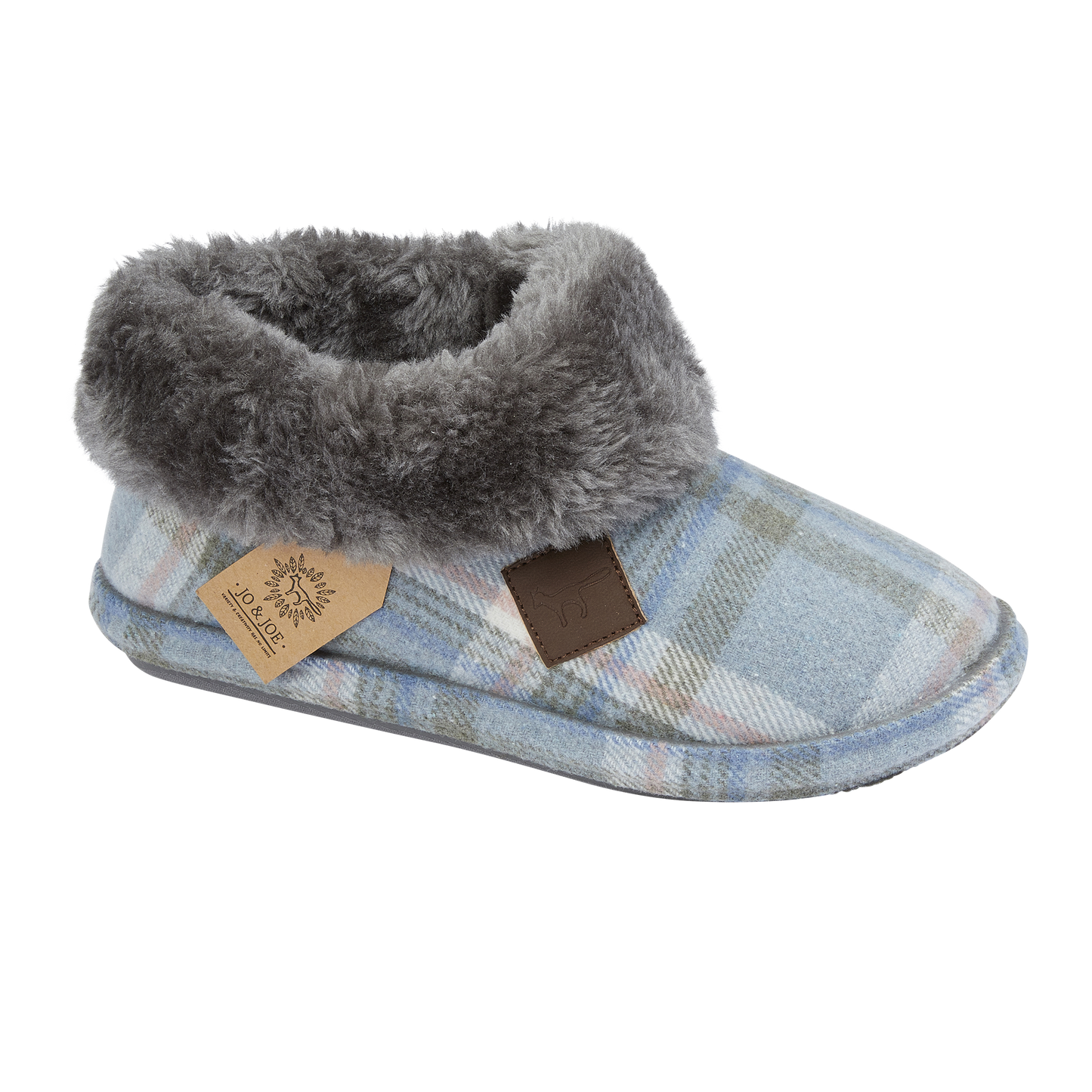 Quinn | Tartan Bootee Slippers