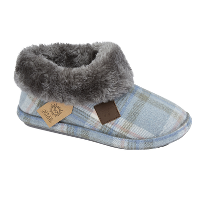 Quinn | Tartan Bootee Slippers