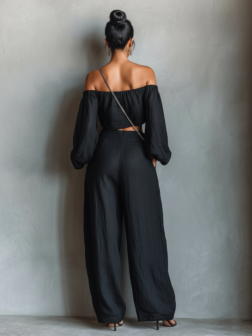 Layla | Strapless Linen Set