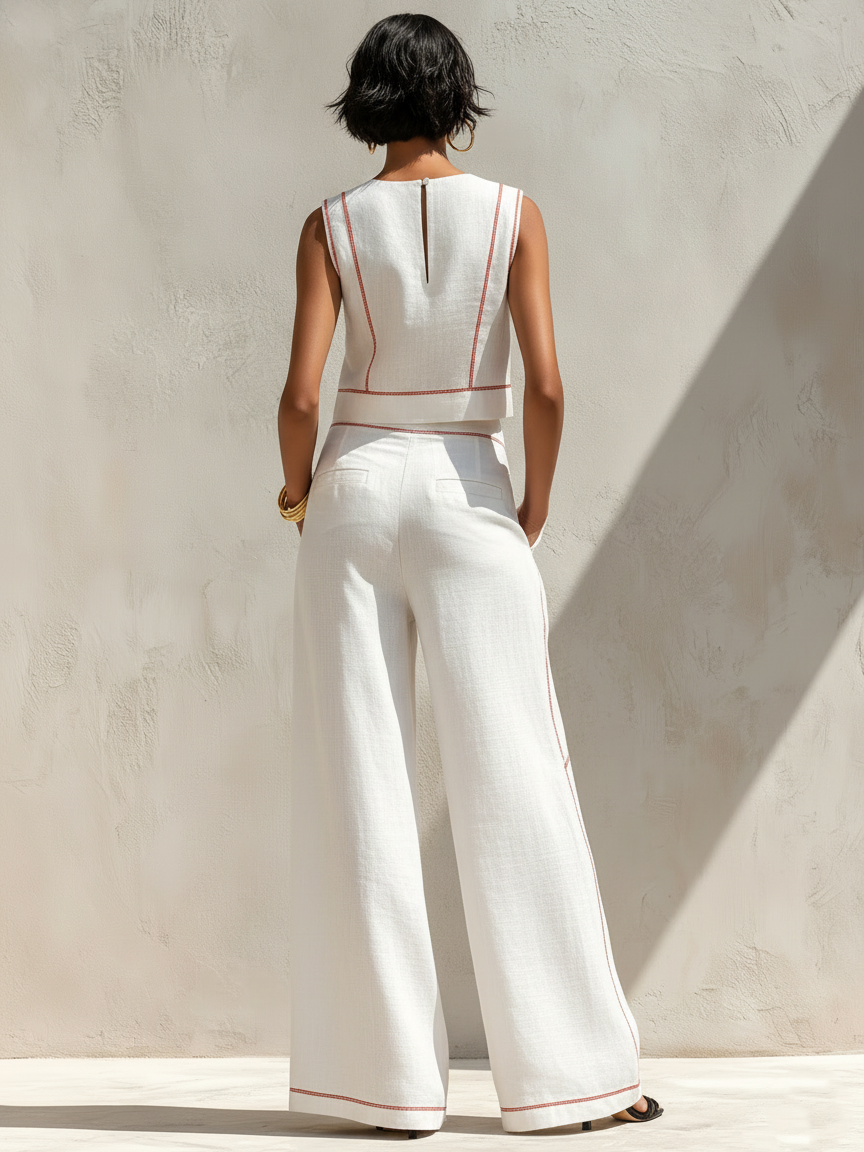 Stella | Contrast Linen Set