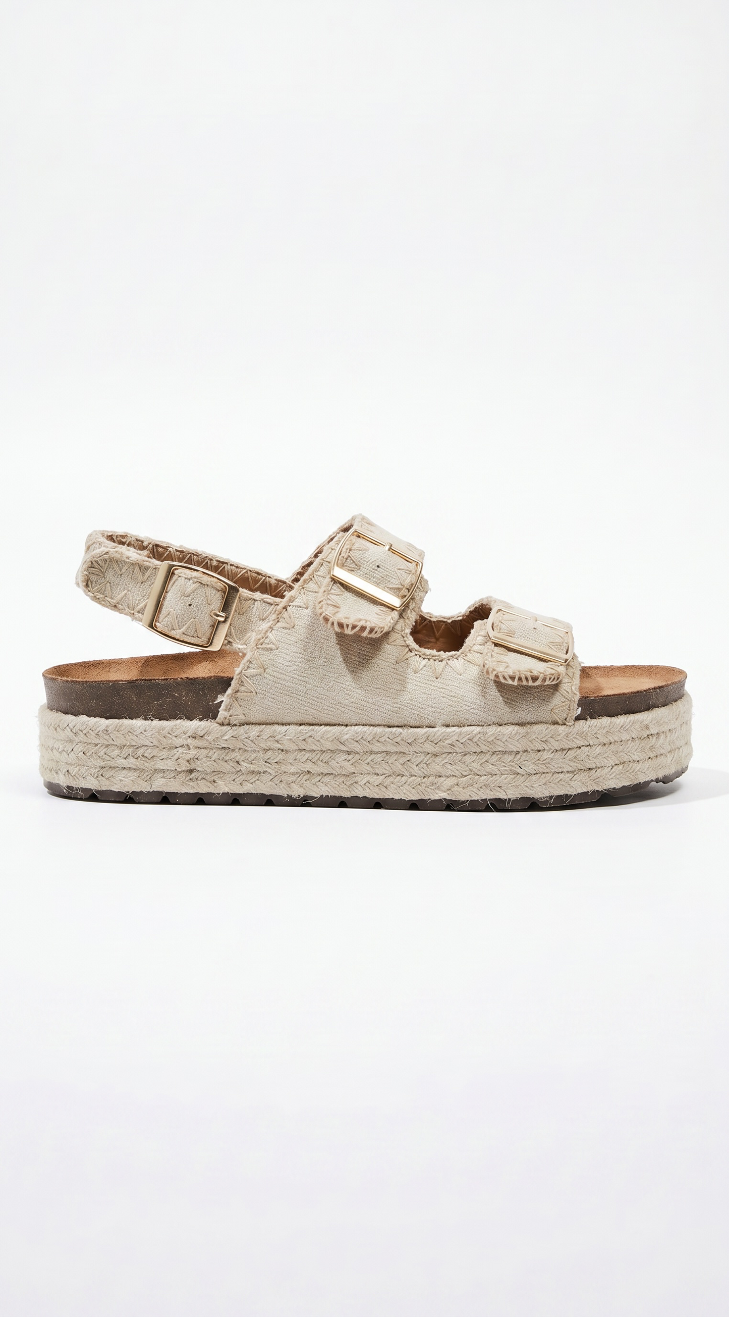 Kerensa | Beige Wedge Sandal