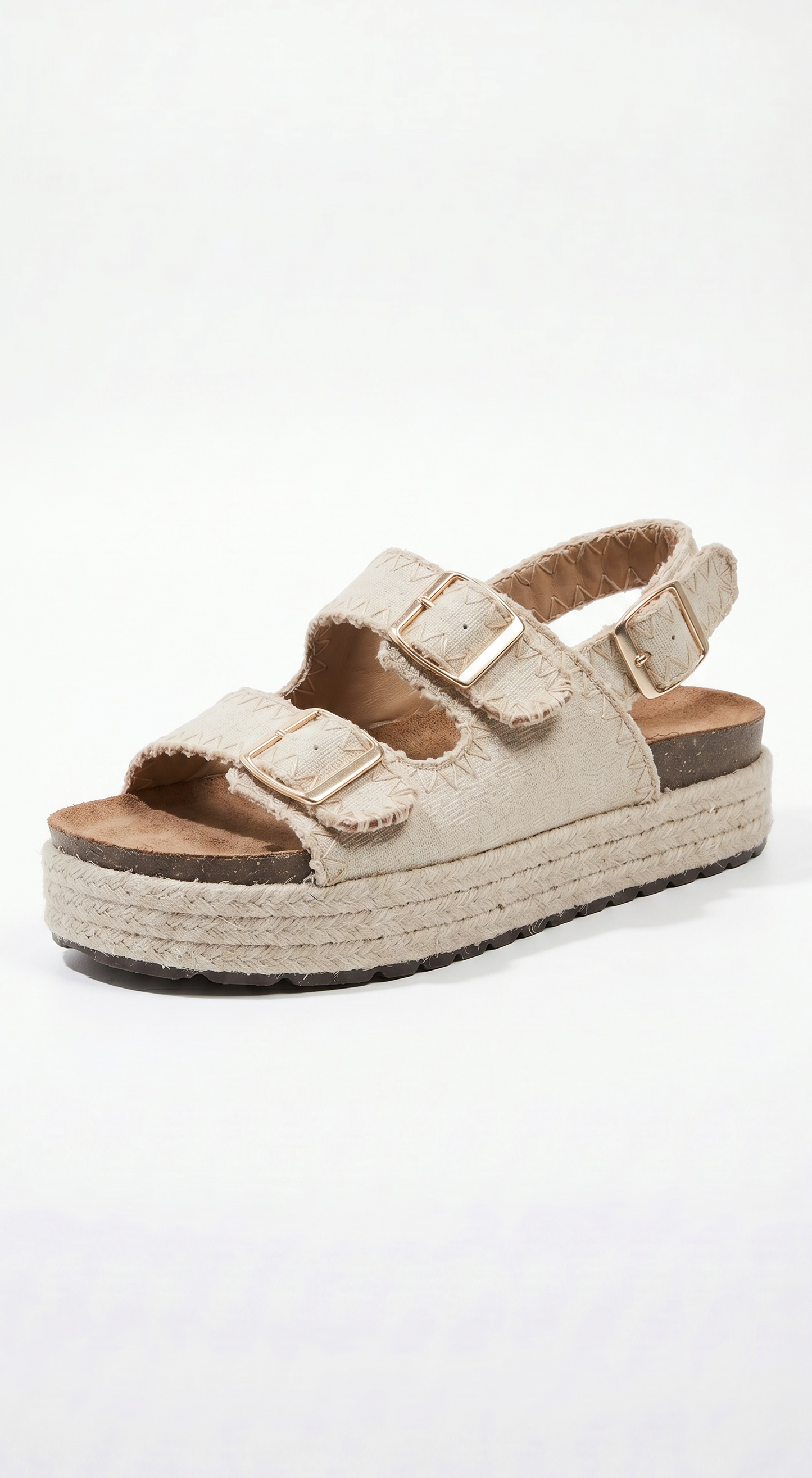Kerensa | Beige Wedge Sandal