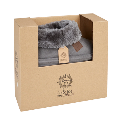 Cleo | Faux Suede Bootee Slippers