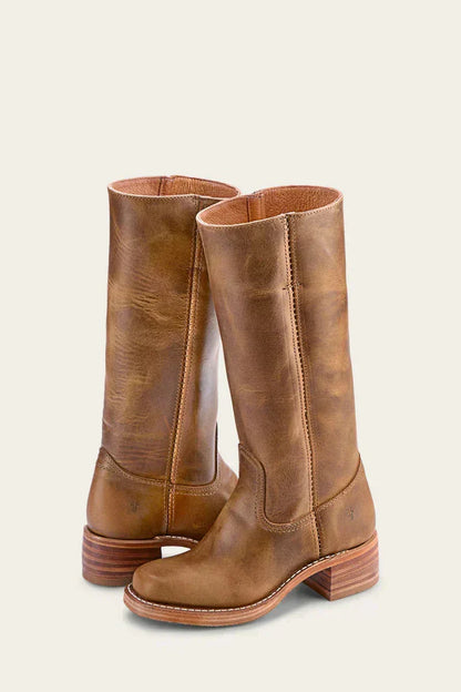 Van | Knee-High Boots with Slim Fit and Structured Sole