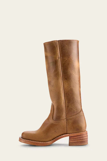 Van | Knee-High Boots with Slim Fit and Structured Sole