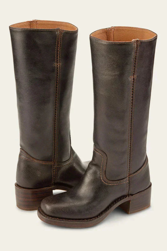 Van | Knee-High Boots with Slim Fit and Structured Sole