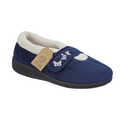 Elodie | Wide Fit Strap Slippers