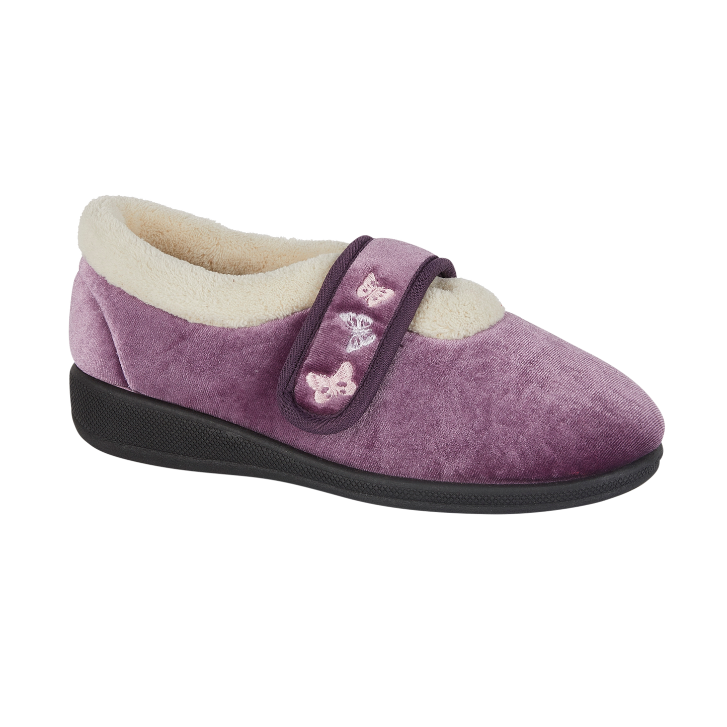 Elodie | Wide Fit Strap Slippers